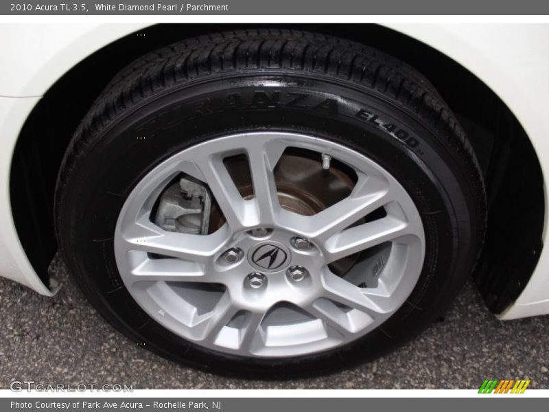 White Diamond Pearl / Parchment 2010 Acura TL 3.5