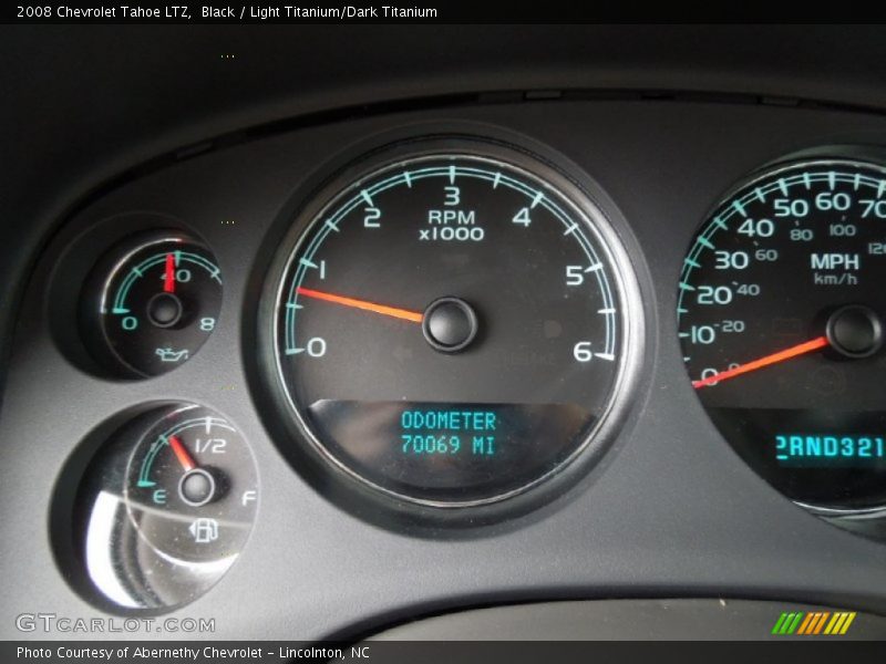 Black / Light Titanium/Dark Titanium 2008 Chevrolet Tahoe LTZ