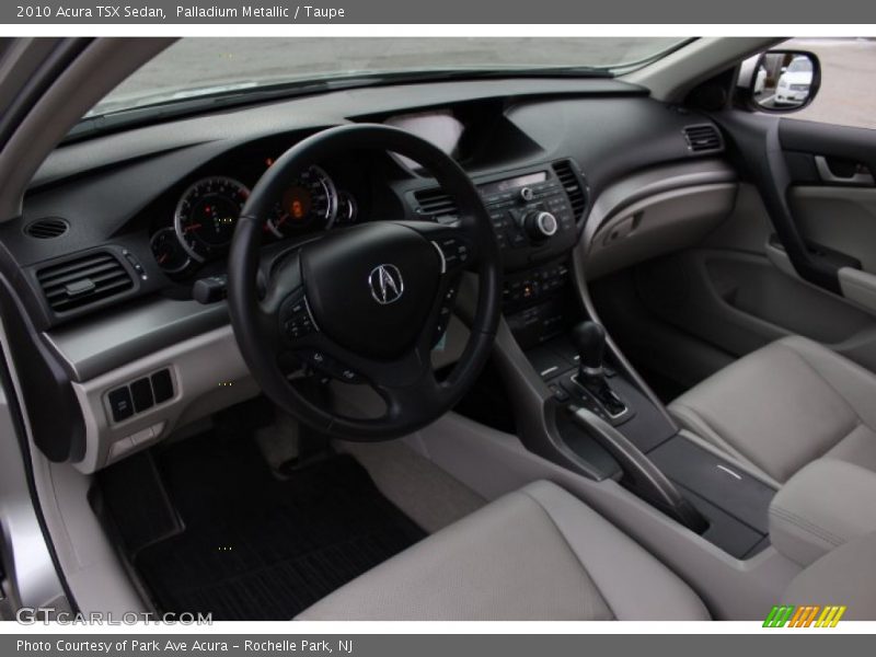  2010 TSX Sedan Taupe Interior