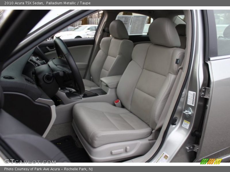 Front Seat of 2010 TSX Sedan