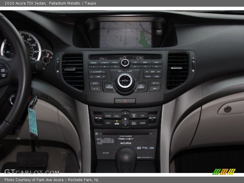 Palladium Metallic / Taupe 2010 Acura TSX Sedan