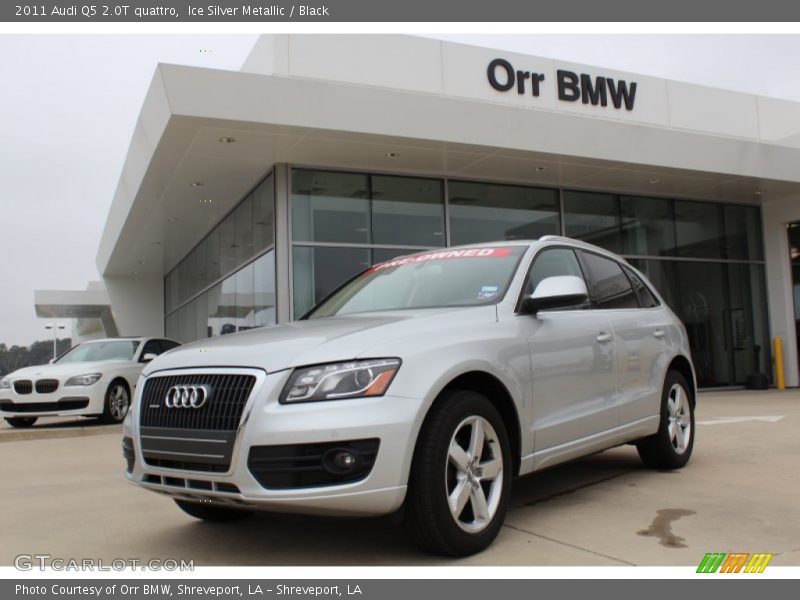 Ice Silver Metallic / Black 2011 Audi Q5 2.0T quattro