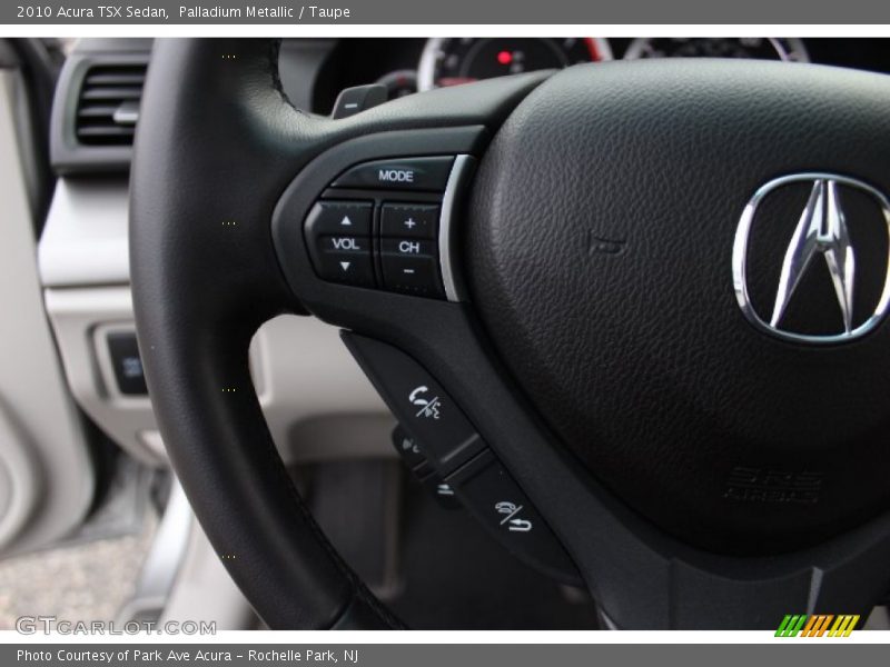 Controls of 2010 TSX Sedan