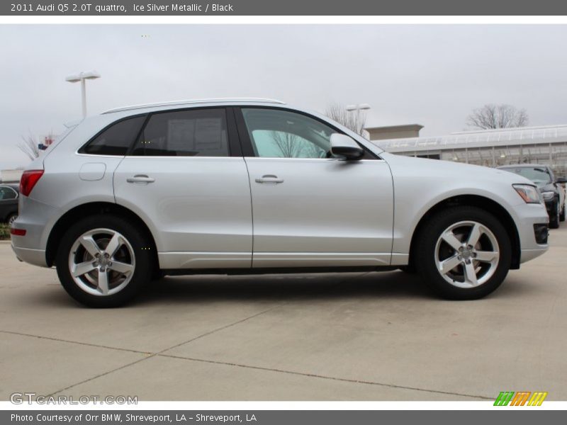 Ice Silver Metallic / Black 2011 Audi Q5 2.0T quattro
