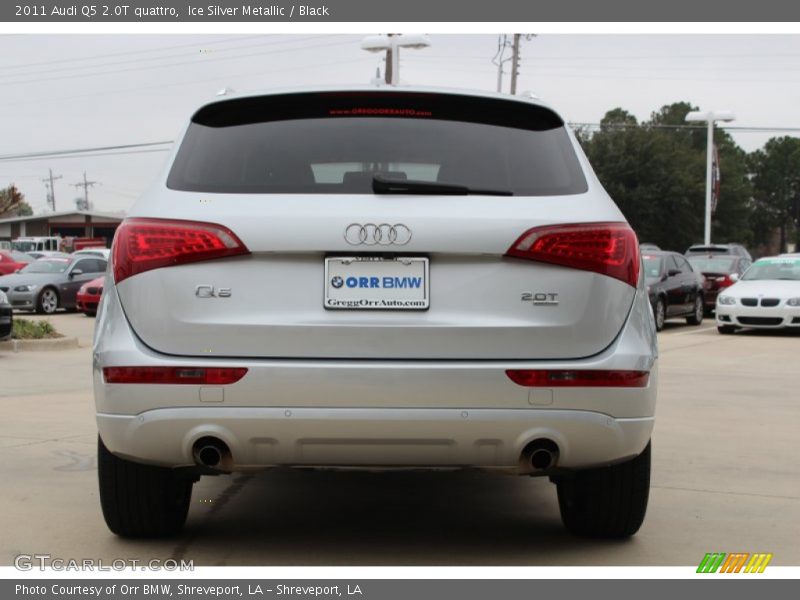 Ice Silver Metallic / Black 2011 Audi Q5 2.0T quattro