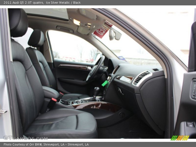 Ice Silver Metallic / Black 2011 Audi Q5 2.0T quattro