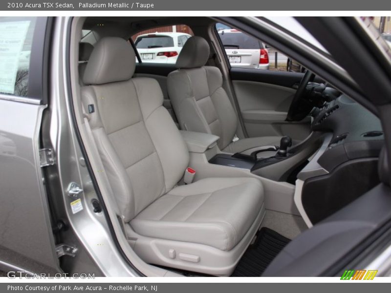 Palladium Metallic / Taupe 2010 Acura TSX Sedan