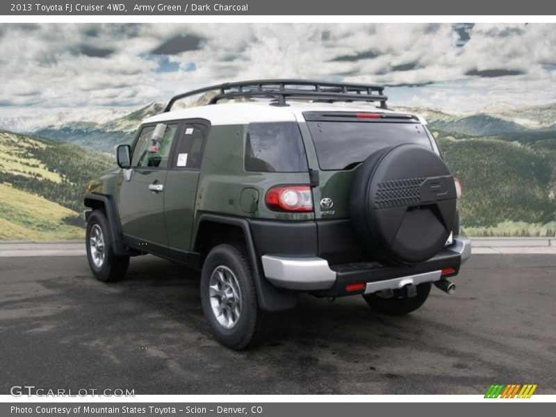 Army Green / Dark Charcoal 2013 Toyota FJ Cruiser 4WD