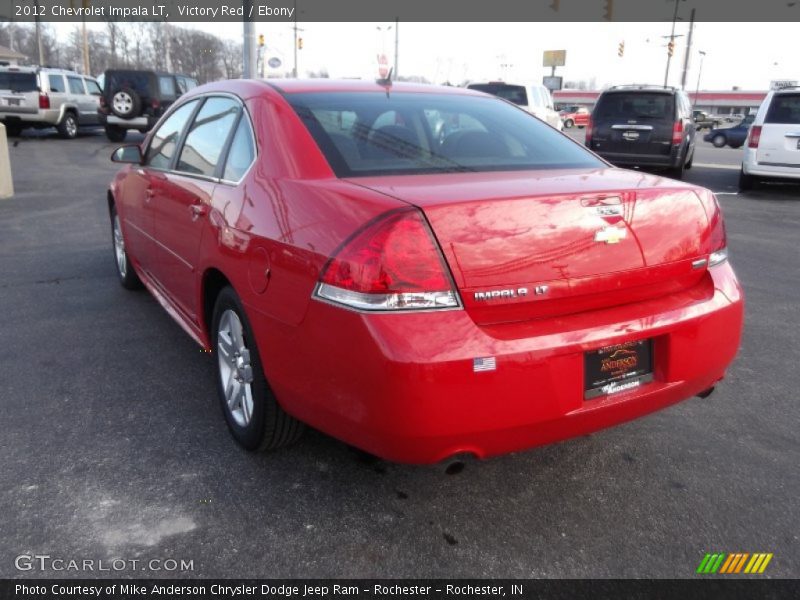 Victory Red / Ebony 2012 Chevrolet Impala LT