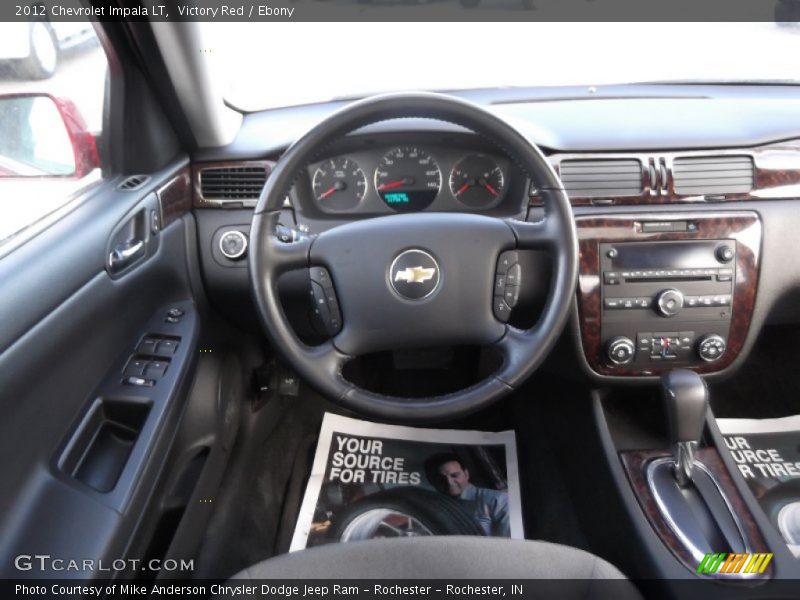 Victory Red / Ebony 2012 Chevrolet Impala LT