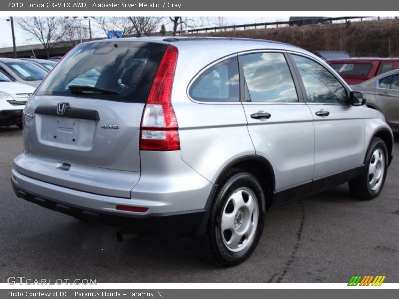 Alabaster Silver Metallic / Gray 2010 Honda CR-V LX AWD