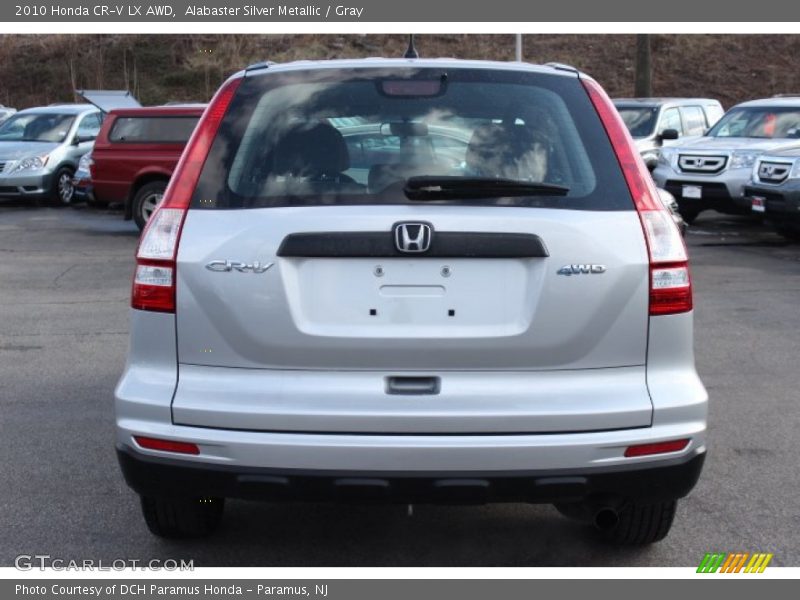 Alabaster Silver Metallic / Gray 2010 Honda CR-V LX AWD