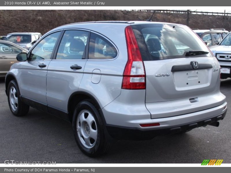 Alabaster Silver Metallic / Gray 2010 Honda CR-V LX AWD