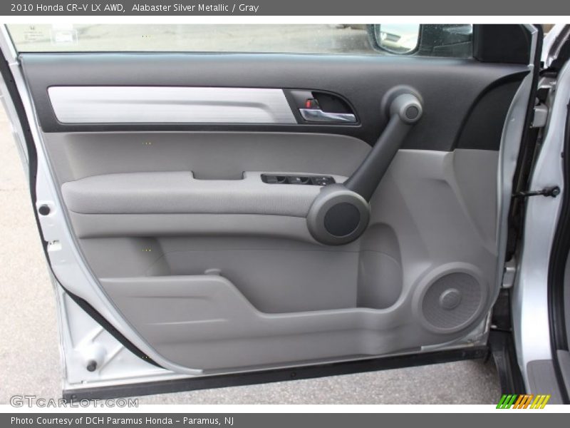 Alabaster Silver Metallic / Gray 2010 Honda CR-V LX AWD