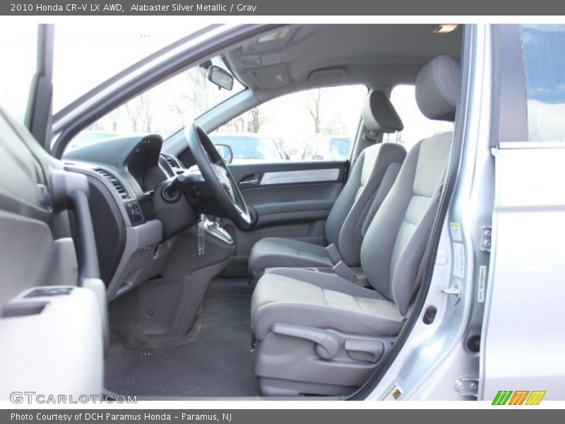 Alabaster Silver Metallic / Gray 2010 Honda CR-V LX AWD