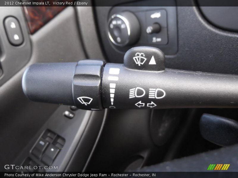 Controls of 2012 Impala LT