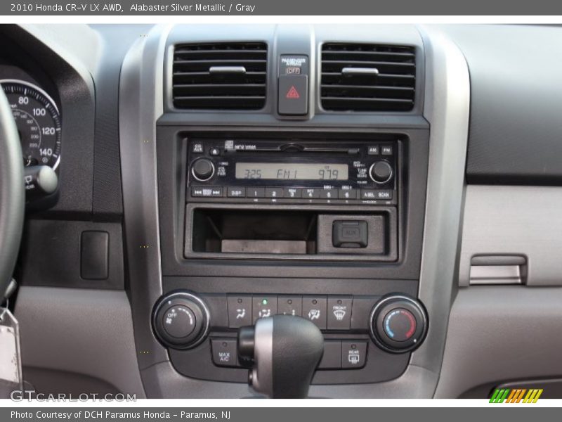 Alabaster Silver Metallic / Gray 2010 Honda CR-V LX AWD