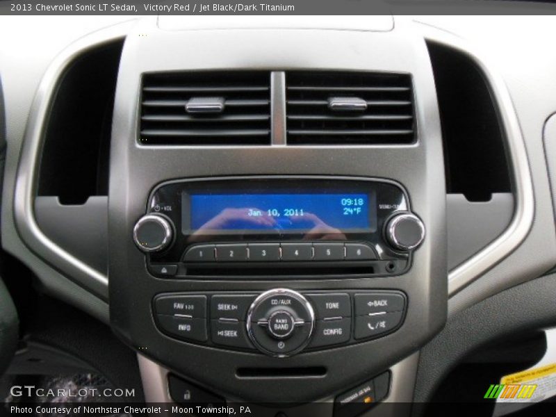 Victory Red / Jet Black/Dark Titanium 2013 Chevrolet Sonic LT Sedan