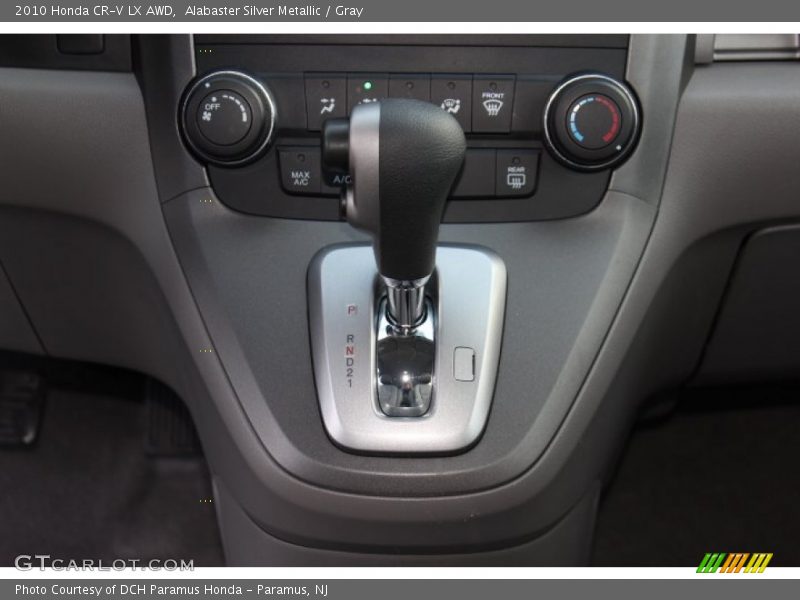 Alabaster Silver Metallic / Gray 2010 Honda CR-V LX AWD