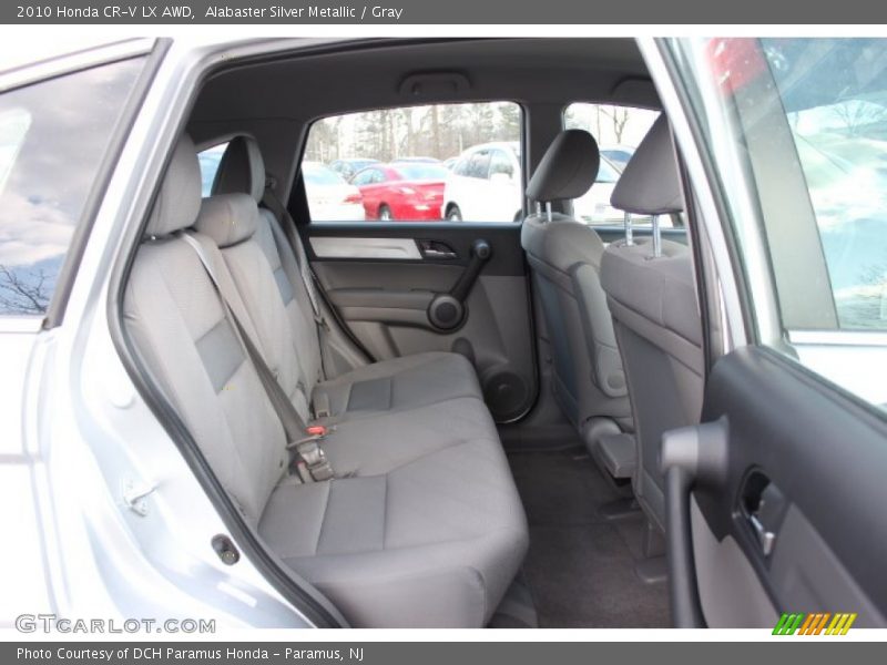 Alabaster Silver Metallic / Gray 2010 Honda CR-V LX AWD