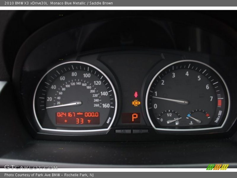  2010 X3 xDrive30i xDrive30i Gauges