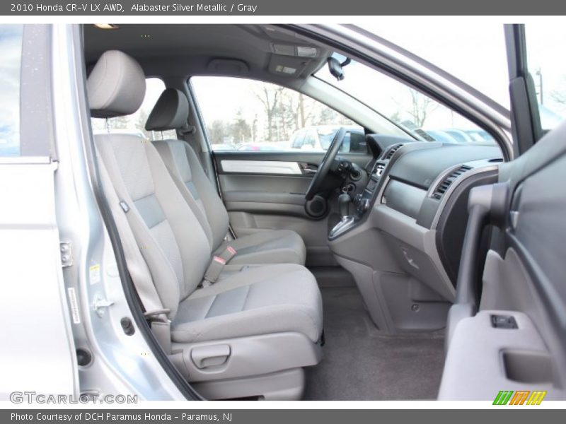 Alabaster Silver Metallic / Gray 2010 Honda CR-V LX AWD