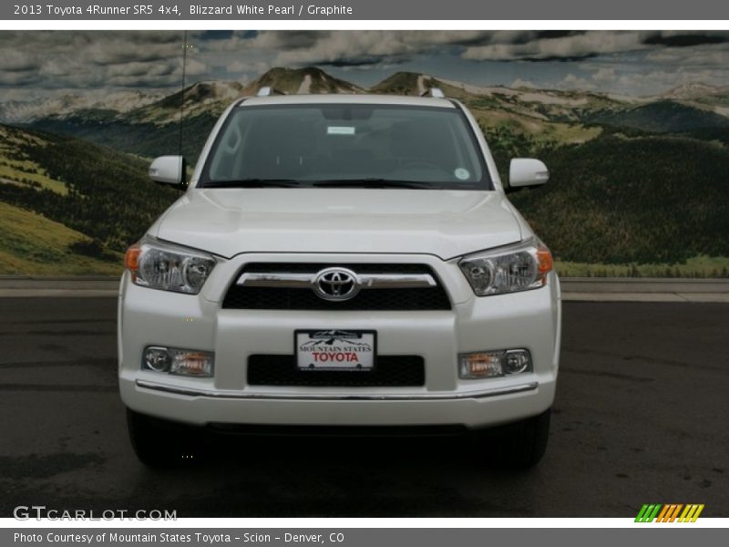 Blizzard White Pearl / Graphite 2013 Toyota 4Runner SR5 4x4