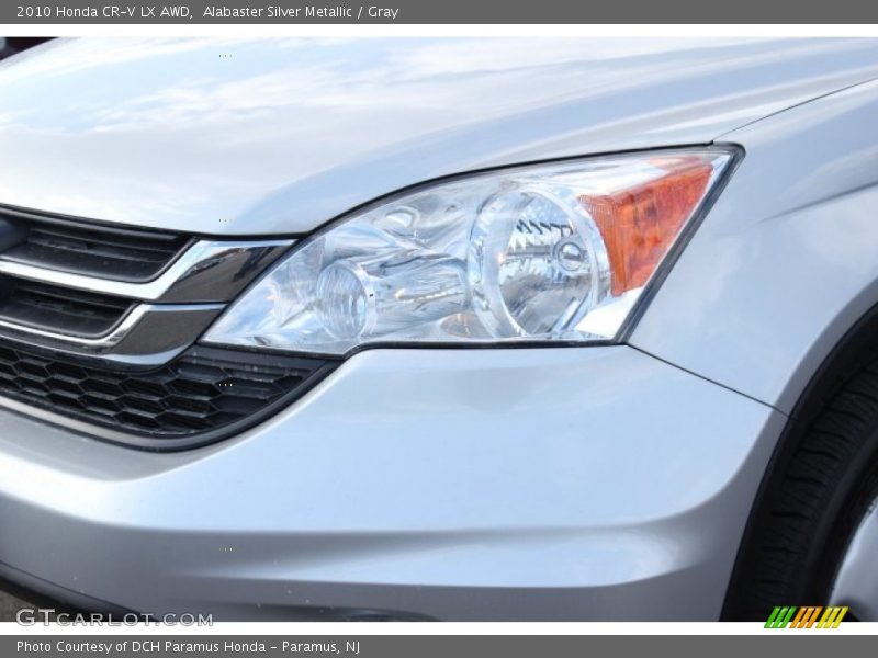 Alabaster Silver Metallic / Gray 2010 Honda CR-V LX AWD