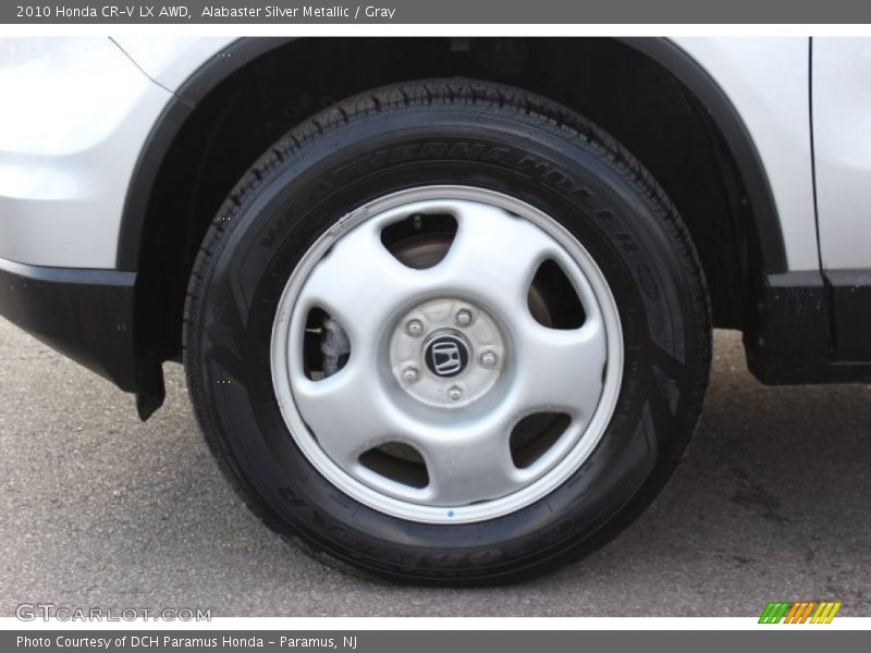 Alabaster Silver Metallic / Gray 2010 Honda CR-V LX AWD