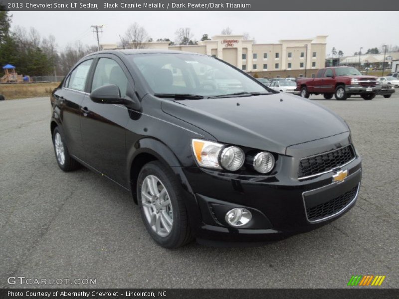 Black Granite Metallic / Dark Pewter/Dark Titanium 2013 Chevrolet Sonic LT Sedan