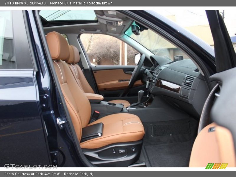  2010 X3 xDrive30i Saddle Brown Interior