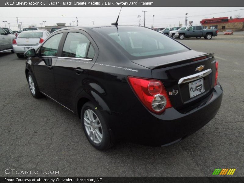 Black Granite Metallic / Dark Pewter/Dark Titanium 2013 Chevrolet Sonic LT Sedan