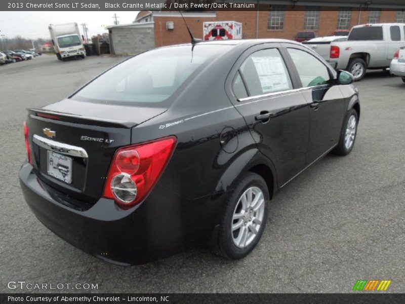 Black Granite Metallic / Dark Pewter/Dark Titanium 2013 Chevrolet Sonic LT Sedan