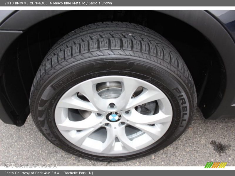 Monaco Blue Metallic / Saddle Brown 2010 BMW X3 xDrive30i