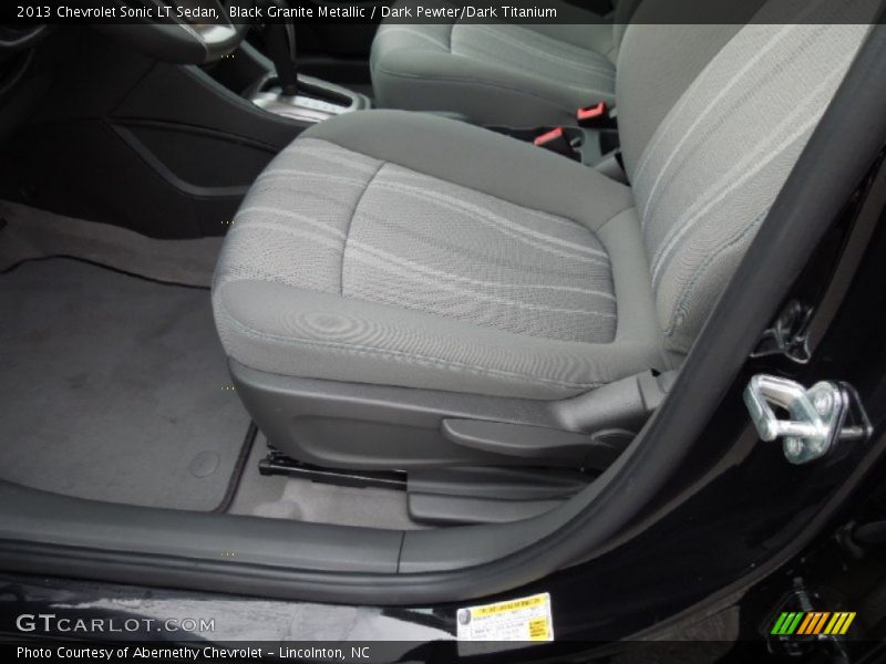 Black Granite Metallic / Dark Pewter/Dark Titanium 2013 Chevrolet Sonic LT Sedan