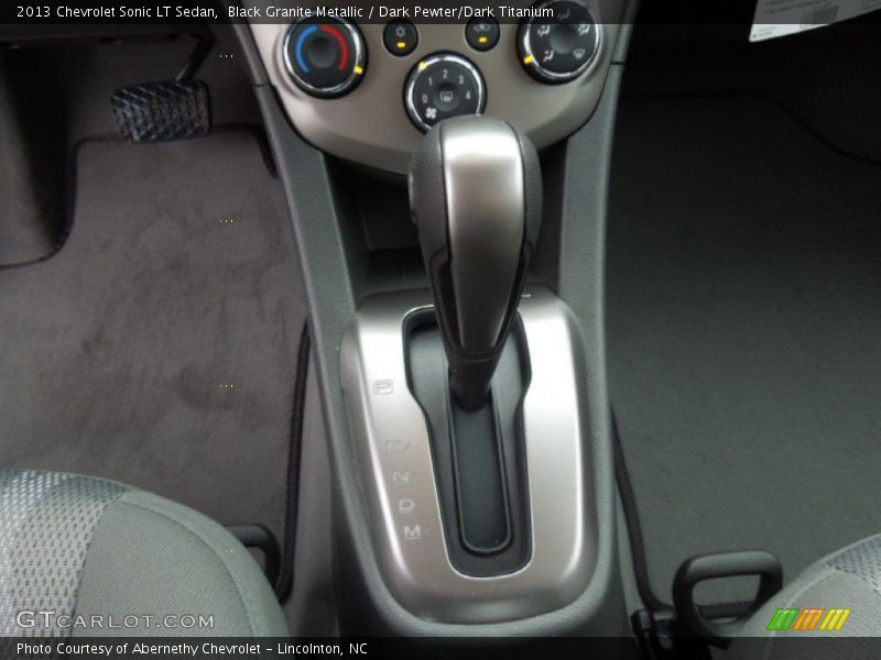  2013 Sonic LT Sedan 6 Speed Automatic Shifter