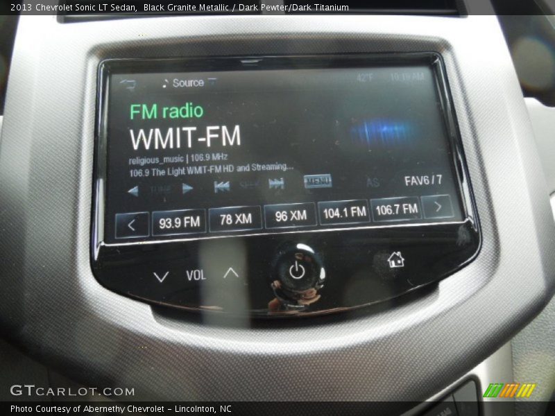 Black Granite Metallic / Dark Pewter/Dark Titanium 2013 Chevrolet Sonic LT Sedan