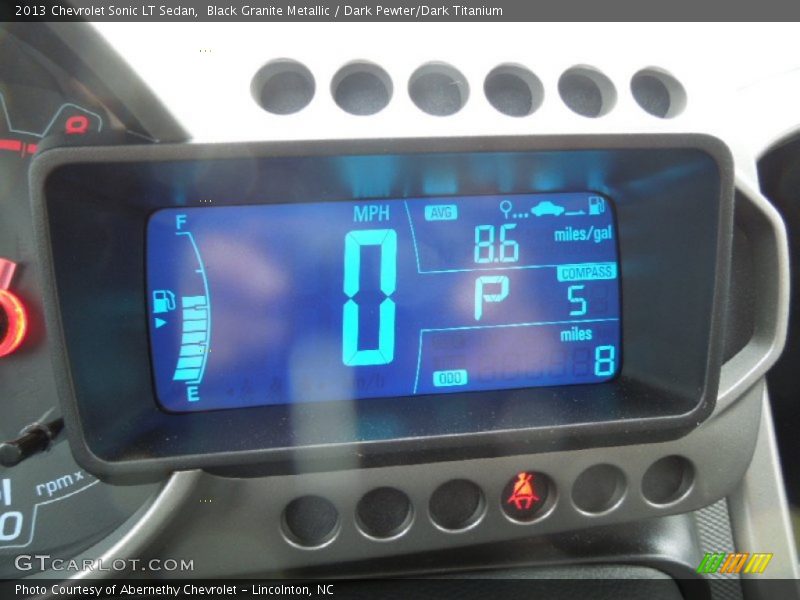 Black Granite Metallic / Dark Pewter/Dark Titanium 2013 Chevrolet Sonic LT Sedan