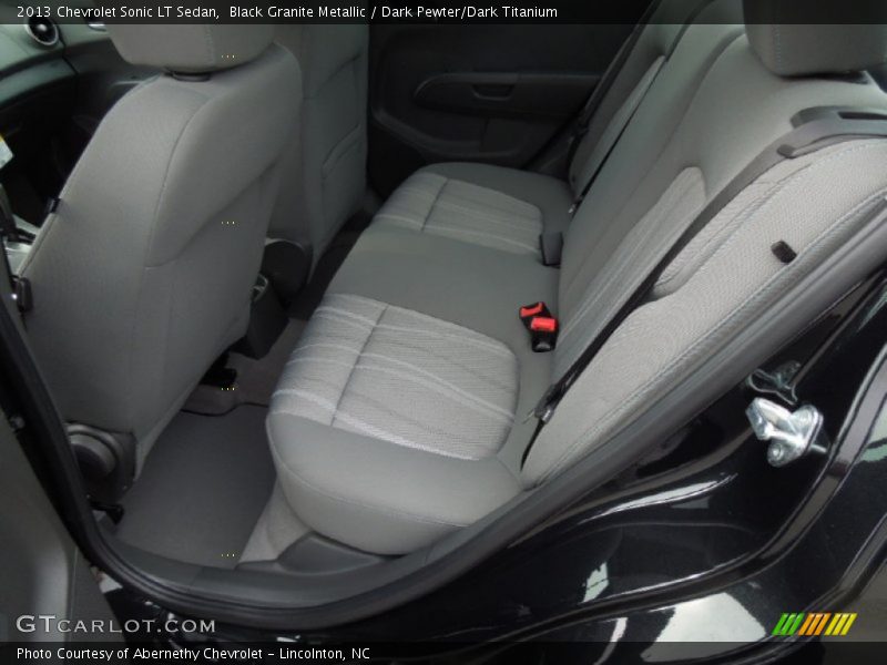 Rear Seat of 2013 Sonic LT Sedan