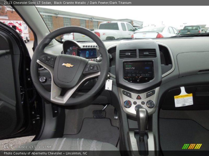 Black Granite Metallic / Dark Pewter/Dark Titanium 2013 Chevrolet Sonic LT Sedan