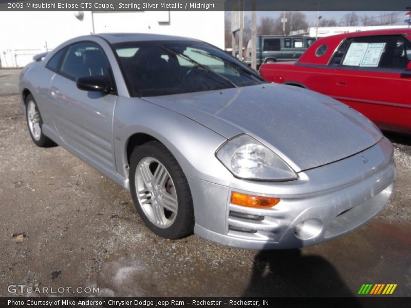 Sterling Silver Metallic / Midnight 2003 Mitsubishi Eclipse GTS Coupe