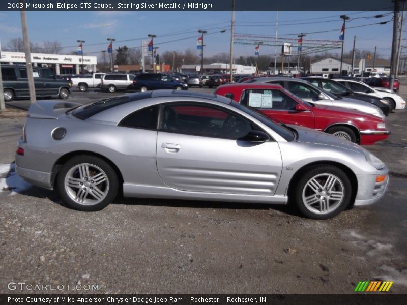 Sterling Silver Metallic / Midnight 2003 Mitsubishi Eclipse GTS Coupe