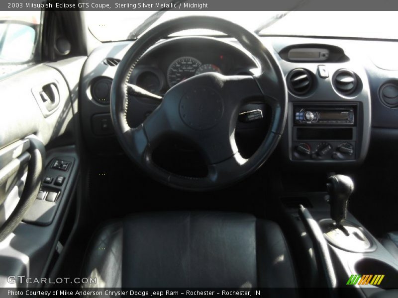 Sterling Silver Metallic / Midnight 2003 Mitsubishi Eclipse GTS Coupe
