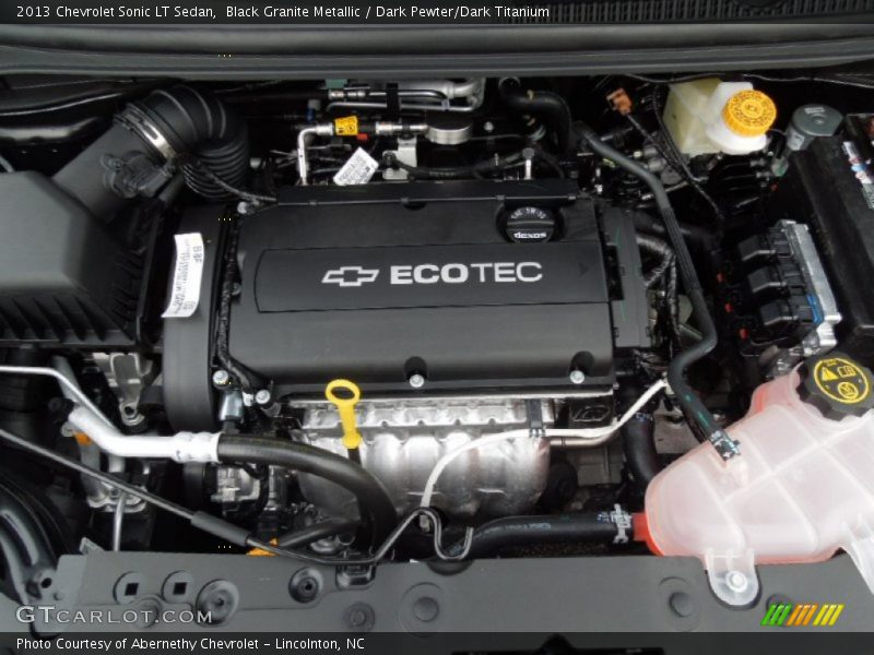  2013 Sonic LT Sedan Engine - 1.8 Liter DOHC 16-Valve ECOTEC 4 Cylinder
