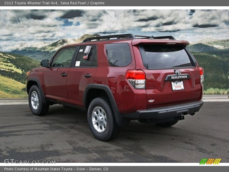 Salsa Red Pearl / Graphite 2013 Toyota 4Runner Trail 4x4