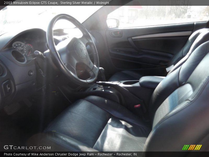 Sterling Silver Metallic / Midnight 2003 Mitsubishi Eclipse GTS Coupe