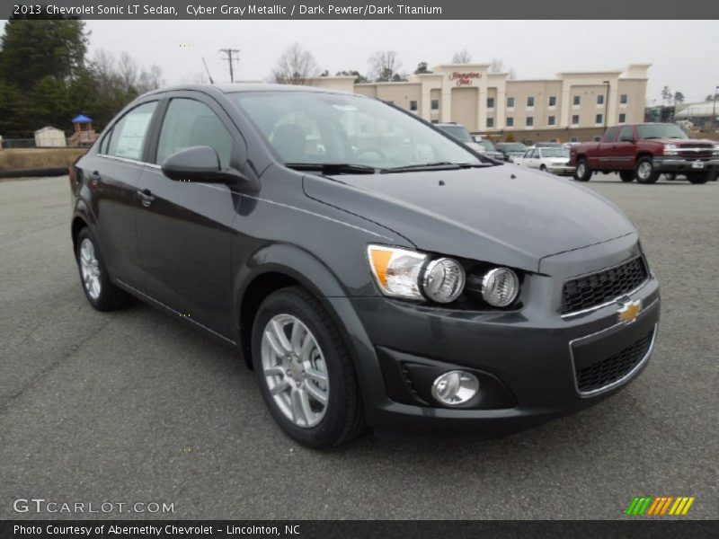 Cyber Gray Metallic / Dark Pewter/Dark Titanium 2013 Chevrolet Sonic LT Sedan