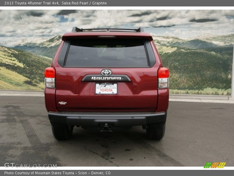 Salsa Red Pearl / Graphite 2013 Toyota 4Runner Trail 4x4
