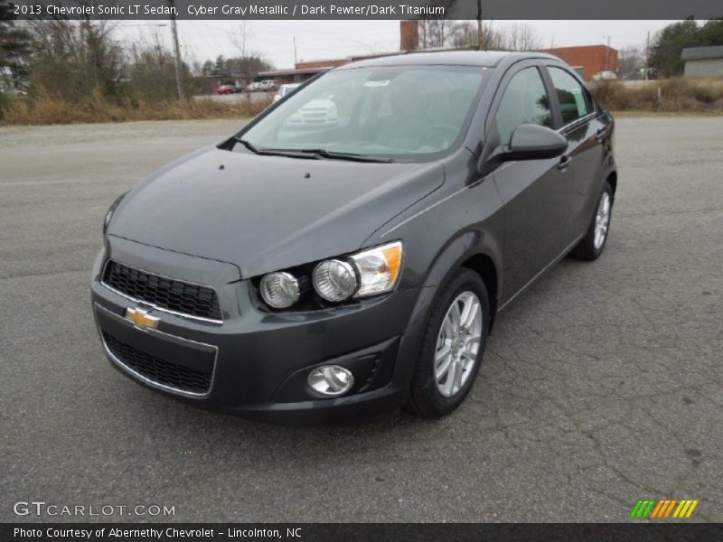 Cyber Gray Metallic / Dark Pewter/Dark Titanium 2013 Chevrolet Sonic LT Sedan