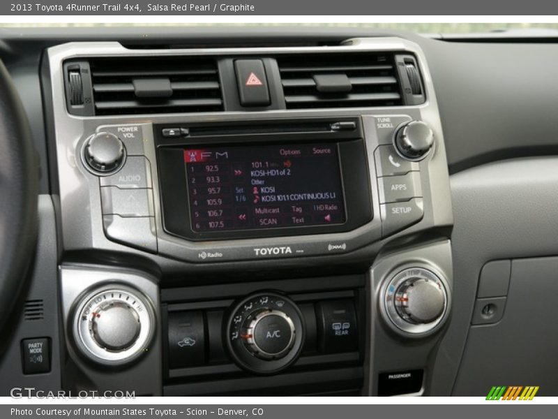 Salsa Red Pearl / Graphite 2013 Toyota 4Runner Trail 4x4